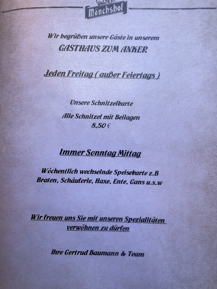 Menu Gasthaus Zum Anker-3